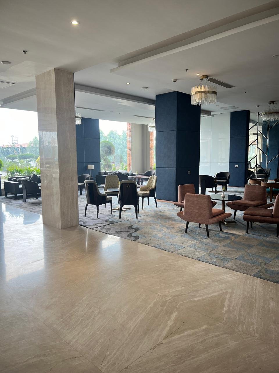 Luxury carpet at Yak & Yati Hotel