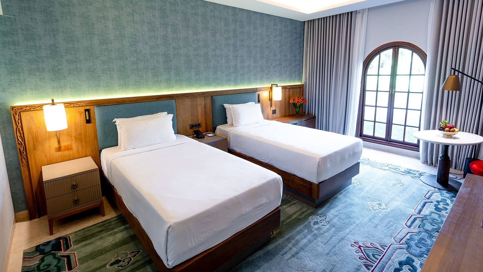 Luxury carpet at Yak & Yati Hotel