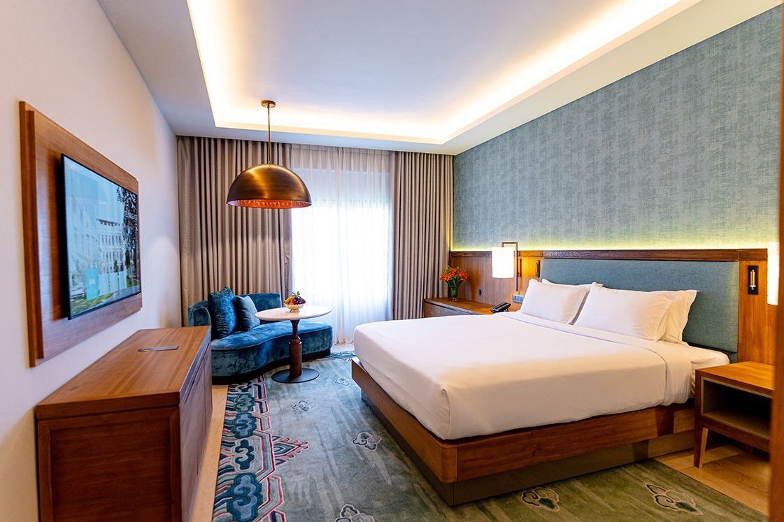 Luxury carpet at Yak & Yati Hotel